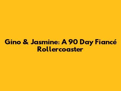 Gino & Jasmine: A 90 Day Fiancé Rollercoaster