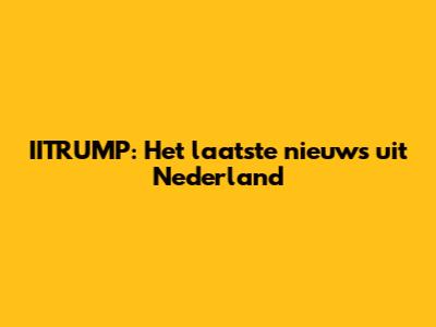 IITRUMP: Het laatste nieuws uit Nederland