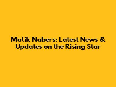 Malik Nabers: Latest News & Updates on the Rising Star