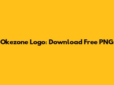 Okezone Logo: Download Free PNG