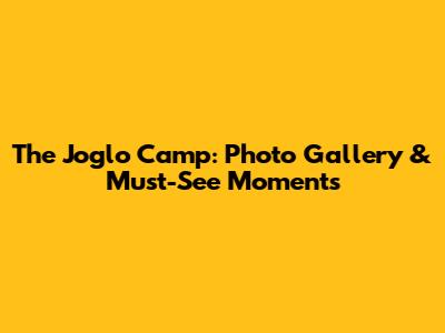 The Joglo Camp: Photo Gallery & Must-See Moments